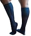 Xpandasox Women's Plus Size/Wide Calf Brocade Cotton Blend Knee High Socks