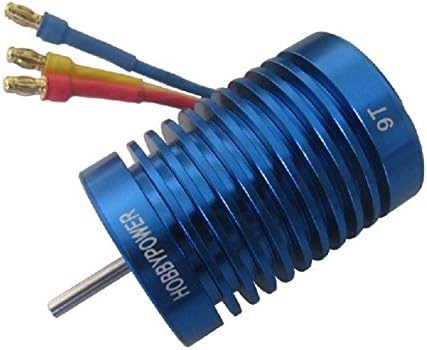 Aucos® 4400KV 9T Sensorless Brushless Motor with 60A Brushless ESC（Electric Speed Controller）for 1/10 1/12 RC Car