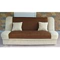 Polska Wersalka - Brown Sofa Bed Maddy with bedding place and 'clic-clak' mechanism. Any colors