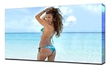 Irina Sheik - Canvas Art Print - Framed Size 16
