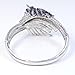 EVER FAITH® Silver-Tone Sleeping Pegasus Austrian Crystal Bracelet Black