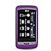LG Vu Plus GR700 (AT&T) Rubberized Snap-On Protector Hard Case, Purple thumb