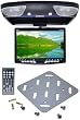 Tview T90dvfd-black All in One Huge 9 Inch Flip Down, Roof Mount Car Monitor