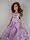 Cute Little Purple Ball Gown Made to Fit the Barbie Doll