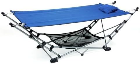 Portable Camping Hammock with Pillow and Carry Bag