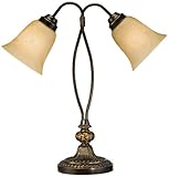 Alabaster Glass Lily Table Lamp