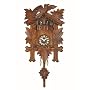 Black Forest Clock Cuckoo Clock, turning dancers, incl. batterie