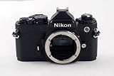 Black Nikon FE SLR film camera