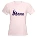 Scooters light on gas heavy o Women's Pink T-Shirt Vintage Women's Light T-Shirt by CafePress