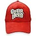 Guitar Hero red baseball cap embroidered flex-fit hat