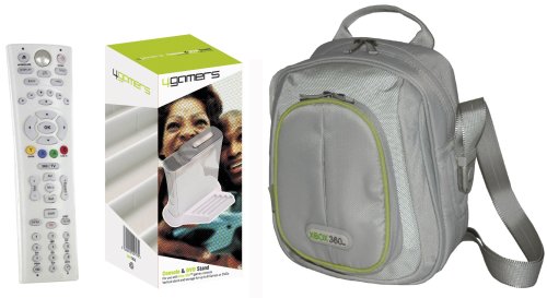 Childrens Toyshop  Video Games : Xbox 360 Bundle: Official Accessory Bag, 4Gamers DVD Remote, 4Gamers DVD & Console V-Stand (Xbox 360)
