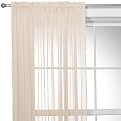 Classic Home Sheer Window Panel - Heavy Cream