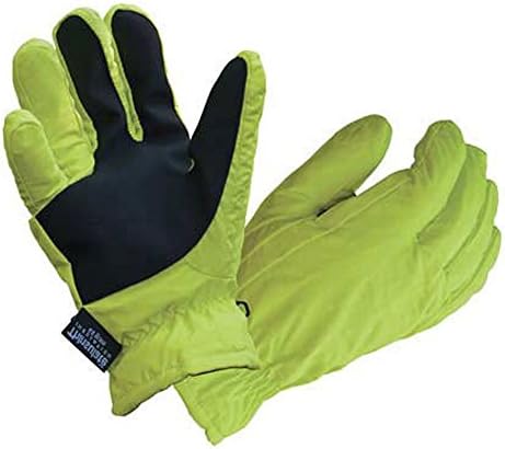 Waterproof Thinsulate Nylon Hi-vis Work Glove (Large)
