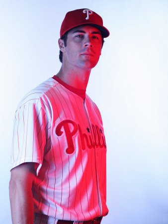 Philadelphia Phillies Photo Day, CLEARWATER, FL - FEBRUARY 22: Cole Hamels Photographic Poster Print by Nick Laham, 9x12