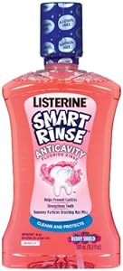 Listerine Smart Rinse Anticavity Berry Shield Flavor 500ml  (Pack of 3)