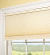 27-Inch Cordless Honeycomb Pleated Window Shade with Snap-up Bracket in White
