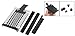uxcell Hard Disk Driver Cover Rubber Rails Caddy Screws for IBM Thinkpad X200