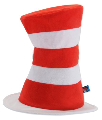Elope Seuss Cat In The Hat, Red/White, One Size