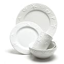 Thomson Pottery 16&minus;pc. Set Embossed Shell