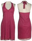 HOTKISS Halter Dress W/ Glitter