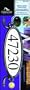 Solar Group MBPLAQ0B Reflective Address Number Plaque, Black