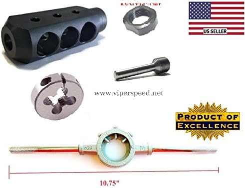 Mosin Nagant Muzzle Brake + complete muzzle threading kit