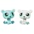 Hasbro - 667631482 - Littlest Petshop - Petshop Duo Et Son Sac - Vague 5 - Ours Polaires