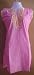 Indian Import Clothing - Very Pretty Pink Kurti With Neckline Embroidery and Gold Sequins- Indian Size 36 (Small)