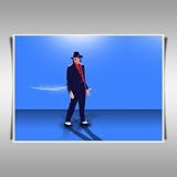 41mAY7fe9iL. SL160  MICHAEL JACKSON GOLD FRAMED A2 CANVAS ART PRINT