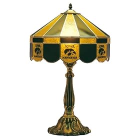Stained Glass Table Lamp 16 University of Iowa Hawkeyes