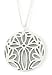 Sterling Silver Filigree Circle Cross Pendant by Bob Siemon, 18
