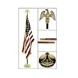 Indoor American Flag Flagpole Base and Tassel