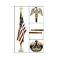 Indoor American Flag Flagpole Base and Tassel