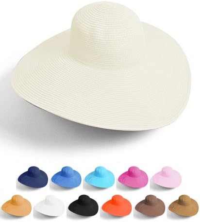 Big Beautiful Solid Color Floppy Hat