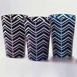 herringbone tumbler set of 6 by artel