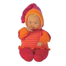 Corolle Musical Babipouce Grenadine - 12 Cloth Doll with Soft Vinyl Face with Blue Eyes by Corolle