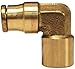 Dixon 7012X8 Forged Brass Push-in Fem Elbow 3/8" Tube x 1/4" Fem NPTF