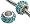 crystal beads by GlitZ JewelZ © - 6mm (1/4 inch) long - made with over 50 crystals - fits pandora & troll bracelets - can also be worn as pendant - comes with a cute velvet pouch - add this gleaming bead to your pandora charms collection