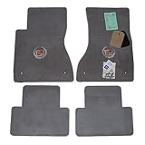 Cadillac Deville DHS DTS Grey Floor mats with Silver Crest Logo 2000 2001 2002 2003 2004 2005