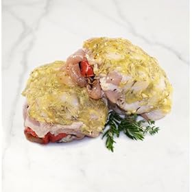 Stuffed Boneless Chicken Breast 4 Whole Breasts - 16-20 oz each by Prime Time Butche