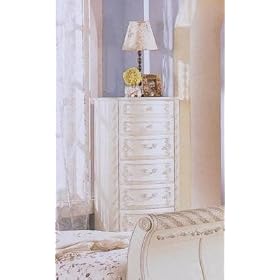 Alexandria White Pearl Lingerie Chest by Coaster Furniture