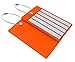 Travel Suitcase Luggage Bag Tags, Airlines Baggage Labels (4 Tags Orange)