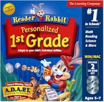BRAND NEW Learning Company Reader Rabbit Personalized 1st Grade Dlx 2cd Jc Abilities Spelling Phonics