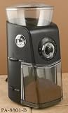 La Pavoni PA-8801B La Moka Burr Grinder, Black