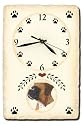 Boxer- Slate Clock