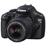 Canon EOS Rebel T3 12.2 MP CMOS Digital SLR Camera with EF-S 18-55mm f/3.5-5.6 DC III Zoom Lens and EOS HD Movie Mode (Black)