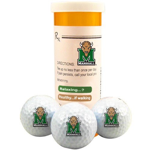Marshall Thundering Herd Rx Three Pack Golf Balls