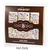 Bebe Au Lait Feeding Gift Set, Hot Dots