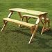 Modbury Garden Bench which converts to a Picnic Table and Benches