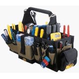 Custom Leathercraft 1530 43-Pocket Electrical And Maintence Tool Carrier by 